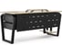 Стол офисный Kobor TB-120/60 black/natural 214642 2