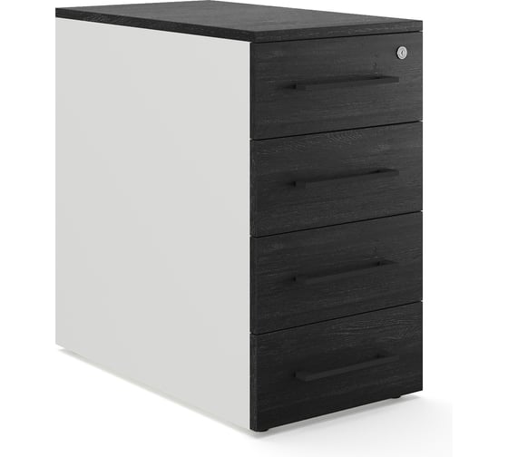 Тумба приставная Kobor TS4-40/50 white/wood 221707
