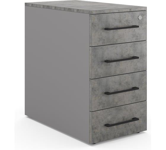 Тумба приставная Kobor TS5-40/50 aluminum/chicago 221754