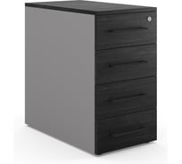 Тумба приставная Kobor TS4-40/70 aluminum/wood 221690