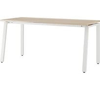 Стол компьютерный Kobor KAB-100/80 white/natural 251223