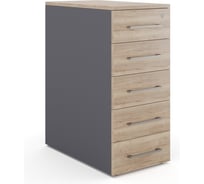 Тумба приставная Kobor TS5-40/80 graphite/natural 220705