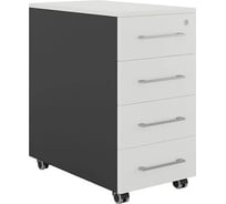 Тумба мобильная Kobor TМ4-40/70 black/premium 220580