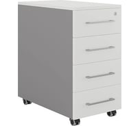 Тумба мобильная Kobor TМ4-40/80 aluminum/premium 220629