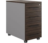 Тумба мобильная Kobor TМ4-40/80 aluminum/charlston 220645