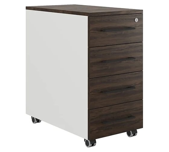 Тумба мобильная Kobor TМ4-40/70 white/charlston 220668