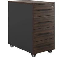 Тумба мобильная Kobor TМ4-40/80 black/charlston 220597