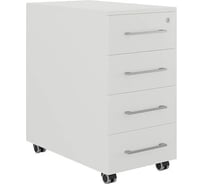 Тумба мобильная Kobor TМ4-40/80 white/premium 220653
