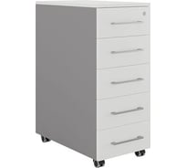 Тумба мобильная Kobor TМ5-40/50 aluminum/premium 220722