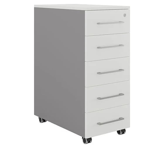 Тумба мобильная Kobor TМ5-40/60 aluminum/premium 220723