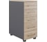 Тумба мобильная Kobor TМ5-40/60 graphite/natural 220707 1