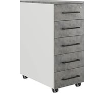 Тумба мобильная Kobor TМ5-40/70 white/chicago 221780