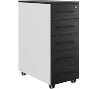 Тумба мобильная Kobor TМ5-40/60 white/wood 221789