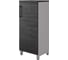 Шкаф распашной Kobor HR/3-45/60/M aluminum/wood 221911 1