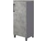 Шкаф распашной Kobor HR/3-45/40/M graphite/chicago 221887 1