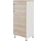 Шкаф распашной Kobor HR/3-45/40/M white/natural 221005 1
