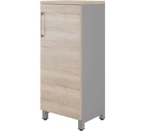Шкаф распашной Kobor HR/3-45/60/M aluminum/natural 220971