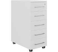 Тумба мобильная Kobor TМ5-40/80 white/premium 220749