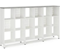 Стеллажная система Kobor SQ-3Х6 white/chicago 221521