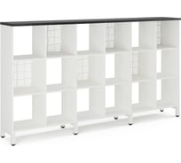 Стеллажная система Kobor SQ-3Х6 white/wood 221522