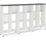 Стеллажная система Kobor SQ-3Х6 white/wood 221522 1