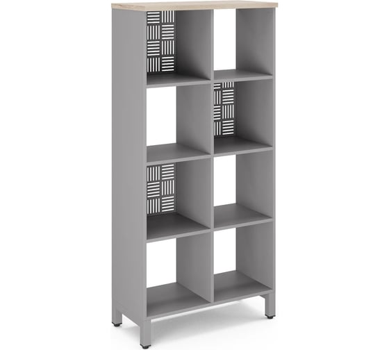 Стеллажная система Kobor SQ-4X2 aluminum/natural 220425