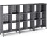 Стеллажная система Kobor SQ-3Х6 graphite/wood 221518 1