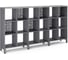 Стеллажная система Kobor SQ-3Х6 graphite/chicago 221517 1