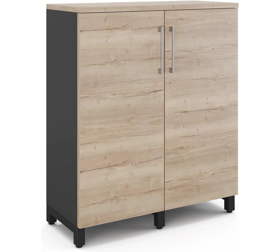 Шкаф распашной Kobor HR/3-90/40/M black/natural 220882