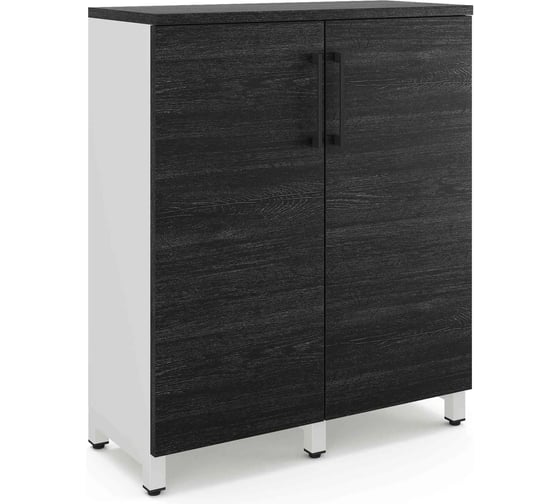 Шкаф распашной Kobor HR/3-90/40/M white/wood 221920