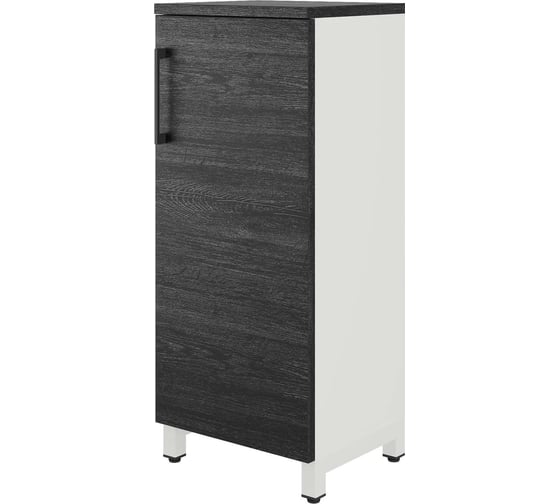 Шкаф распашной Kobor HR/3-45/60/M white/wood 221931