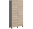 Шкаф распашной Kobor HR/2-90/40/M graphite/natural 220804 1