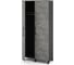 Шкаф распашной Kobor HR/2-90/40/M black/chicago 221797 2