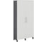 Шкаф распашной Kobor HR/2-90/40/M graphite/premium 220801 1