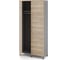 Шкаф распашной Kobor HR/2-90/40/M aluminum/natural 220830 2