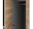 Шкаф распашной Kobor HR/2-90/40/M aluminum/natural 220830 3