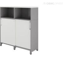 Шкаф открытый Kobor HK/2/1-120/60/M white/wood 221916