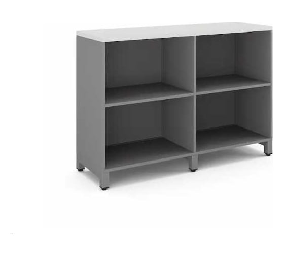 Шкаф открытый Kobor HO/2-120/60/M black/chicago 221793