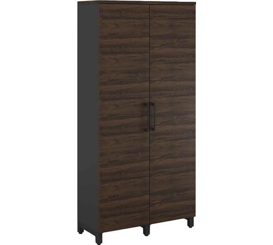 Шкаф распашной Kobor HR/2-90/60/M black/charlston 220782