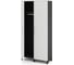 Шкаф распашной Kobor HR/2-90/60/M black/premium 220776 2