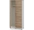 Шкаф распашной Kobor HR/2-90/60/M white/natural 220857 2
