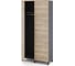 Шкаф распашной Kobor HR/2-90/60/M graphite/natural 220805 2