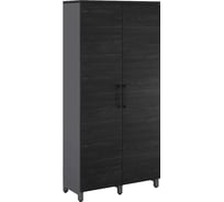 Шкаф распашной Kobor HR/2-90/60/M graphite/wood 221816