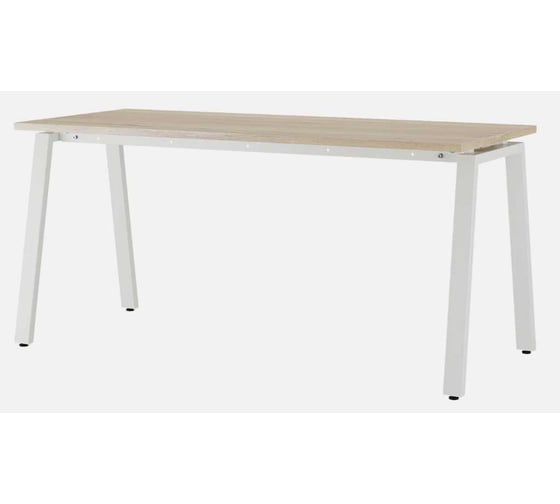 Стол офисный Kobor A-80/80 graphite/wood 210577