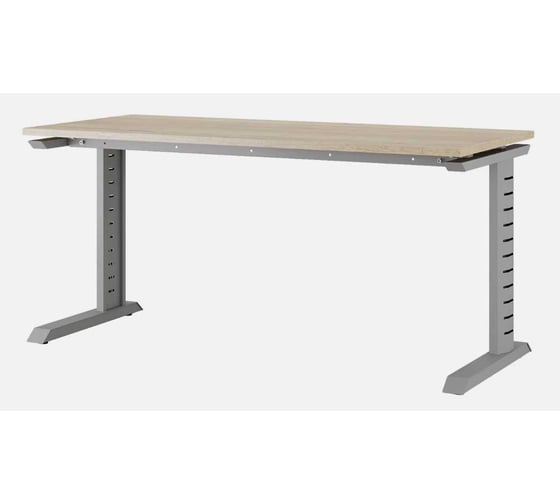 Стол офисный Kobor L2-160/60 black/wood 212127