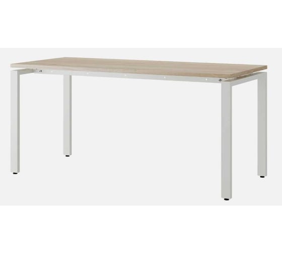 Стол офисный Kobor P-80/70 black/wood 210050