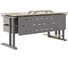 Стол офисный Kobor L1-120/60 aluminum/natural 211938 4