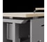 Стол офисный Kobor L1-120/60 aluminum/natural 211938 6