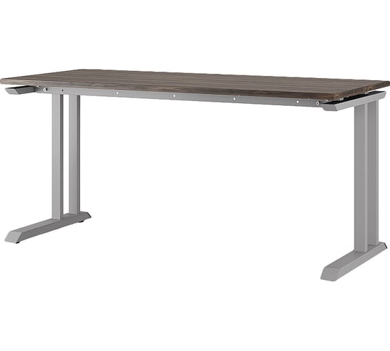 Стол офисный Kobor L1-160/60 aluminum/charlston 211961