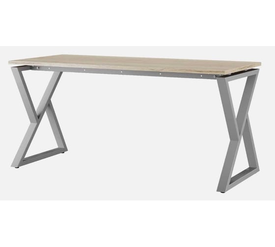 Стол офисный Kobor W-160/60 black/wood 211295